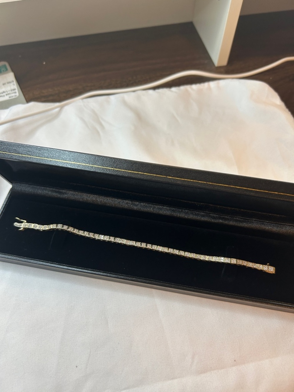 10k Solid Gold Diamond Tennis Bracelet